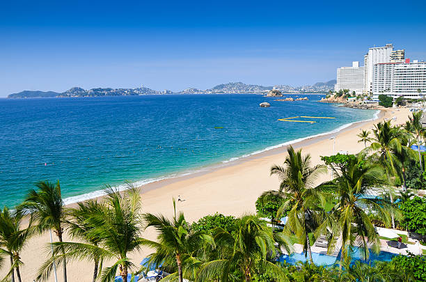 Acapulco beach Acapulco beach, Mexico holiday camp stock pictures, royalty-free photos & images