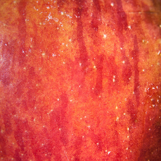 istock Close-up Of A Red Apple Skin 483461858