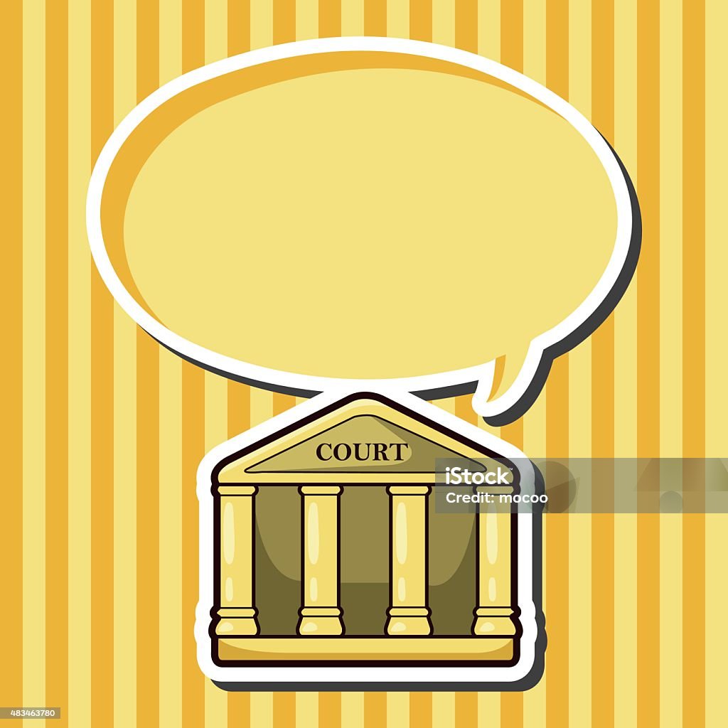 Court Element Vector Court Theme Elements Stock Illustration - Download Image Now - 2015 ...