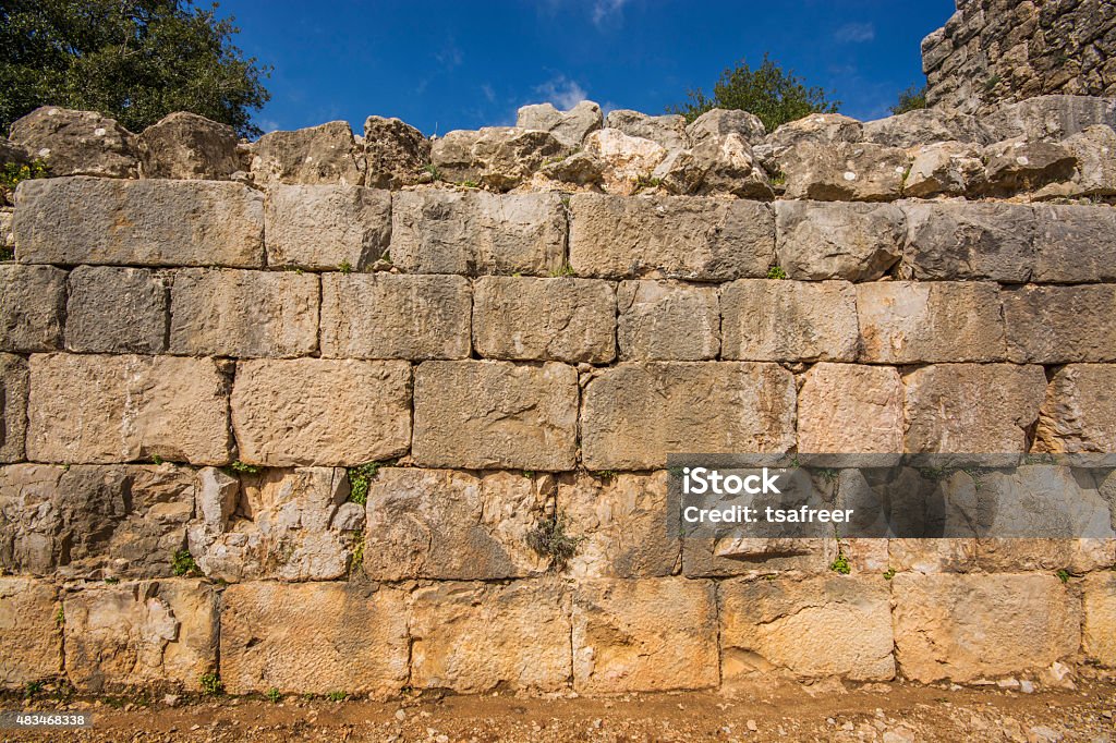 Nimród Fortress wall - Foto de stock de 2015 libre de derechos