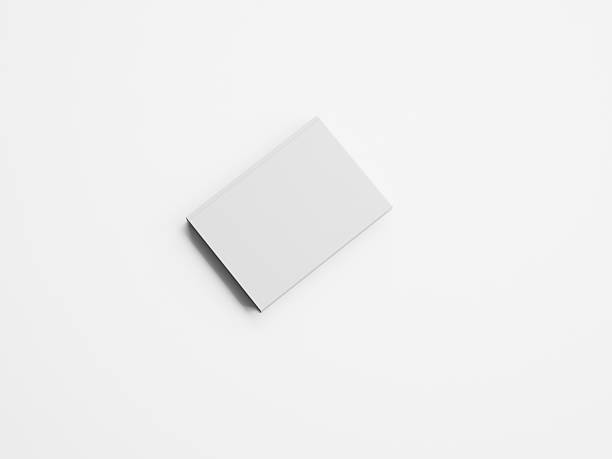 istock Mockup of blank small white book. 3d rendering 483475146