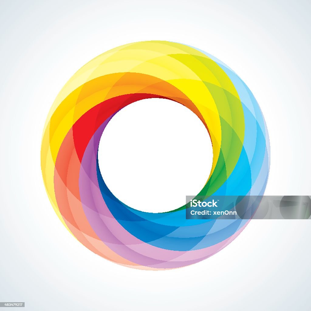 Elemento de Design de logotipo abstrato Circular - Royalty-free Abstrato arte vetorial
