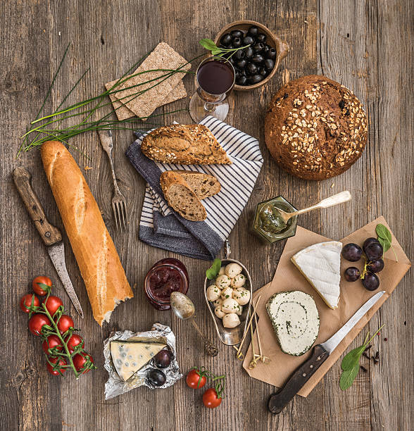 istock French snacks on a wooden background 483479894