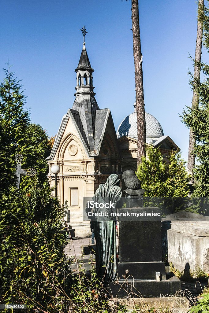 Lychakiv Friedhof - Lizenzfrei Grabmal Stock-Foto