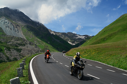 Motorbikes on Scenic Mountain Road, SEE my other pictures from my \