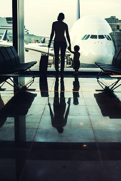 istock Mother and Son at Airport 483481121