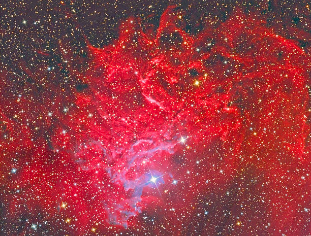istock IC405 Flaming star nebula 483481443