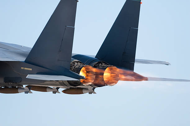Modern Fighter Jet stock photo