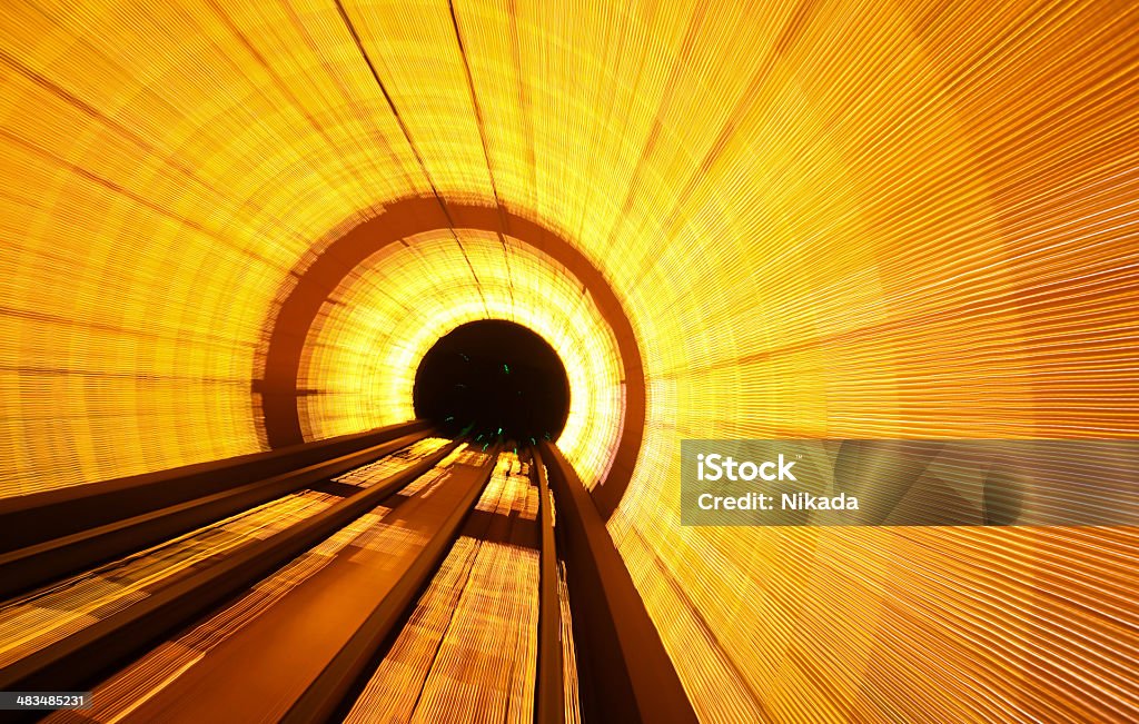 Light-Tunnel - Lizenzfrei Abstrakt Stock-Foto