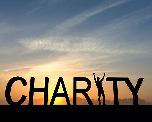 istock Charity success silhouette 483486648