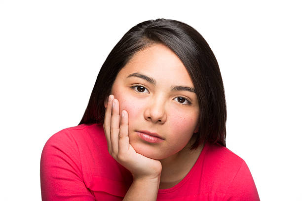 istock Portrait of girl thinking 483486982