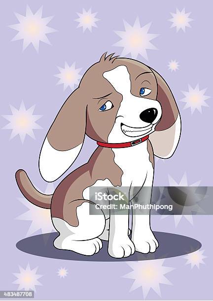 Cartoon Beagle Dog Stock Illustration - Download Image Now - 2015, Animal,  Anthropomorphic Smiley Face - iStock