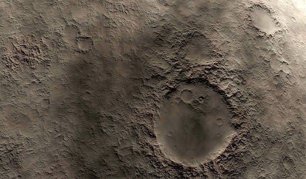 istock The Moon. Illustration of sky, space and moon craters 483502116