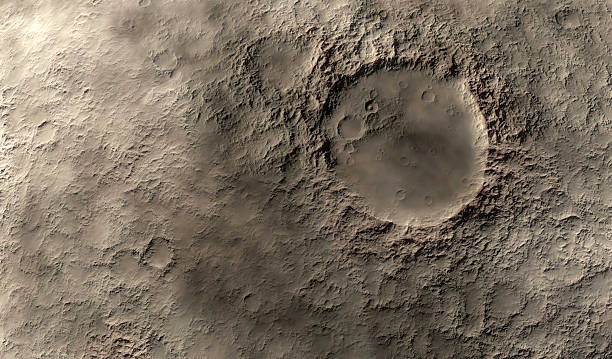 istock The Moon. Illustration of sky, space and moon craters 483502118