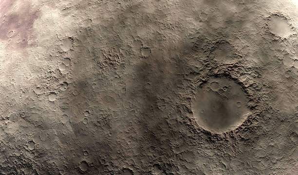 istock The Moon. Illustration of sky, space and moon craters 483502120