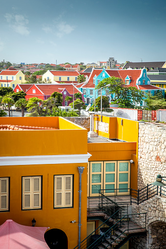 Willemstad town in Curacao