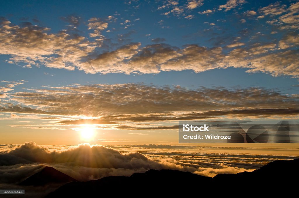 Haleakala Sunrise - Zbiór zdjęć royalty-free (Bez ludzi)