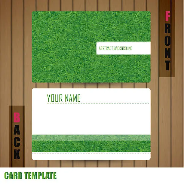 Modern grass Business-Card Set