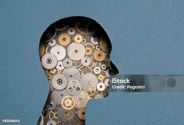 Thinking Mechanism Stock Photo - Download Image Now - Individuality, Gear - Mechanism, Machinery