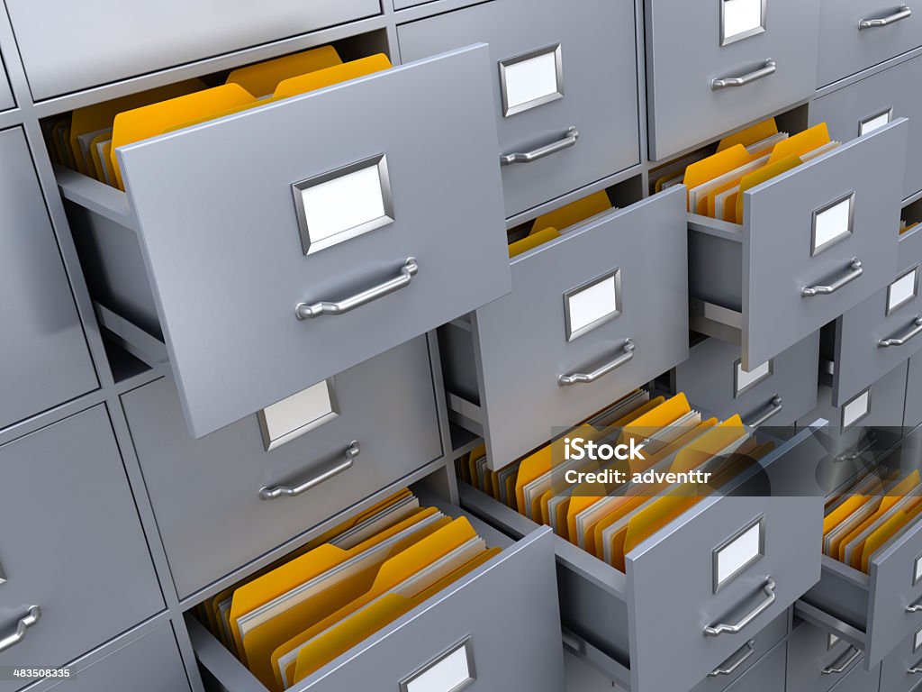 File cabinet - Foto stock royalty-free di Affari