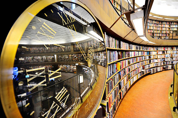 Curve Red Library 310+ Curved Library Shelves Stock Photos, Pictures & Royalty-Free ...