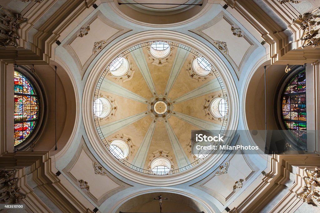 Saint Bernardino alle Ossa, Dome, Milan Catholic worship only church, Milan 2015 Stock Photo