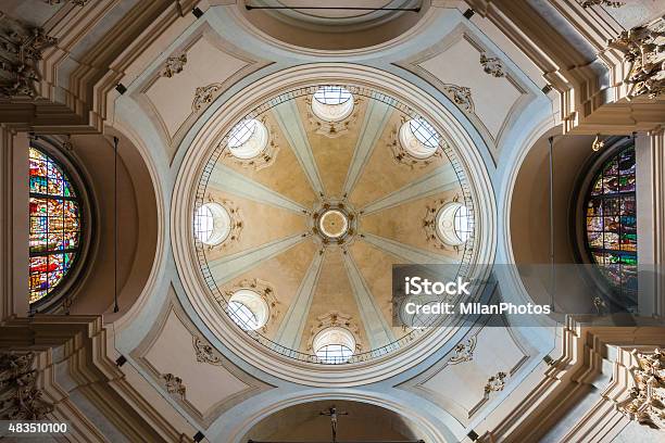 Saint Bernardino Alle Ossa Dome Milan Stock Photo - Download Image Now - 2015, Architectural Dome, Architecture