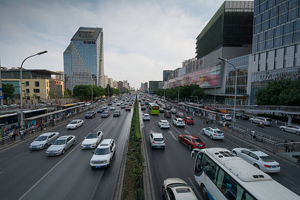 istock Beijing, China // traffic in chinese capital beijing 483510144
