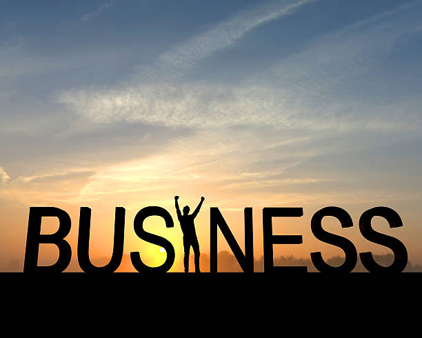 istock Business success silhouette 483511140
