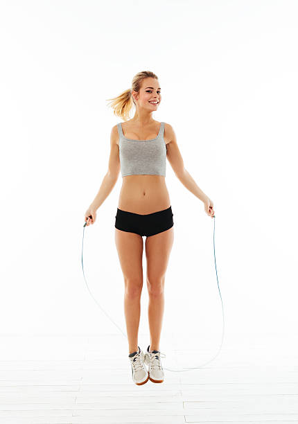 istock Fitness healthy women exercise in studio isolated 483518328