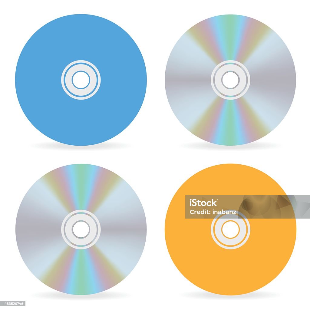 Compact Disk Back Compact Disk On The Front And The Back Stock Illustration - Download ...