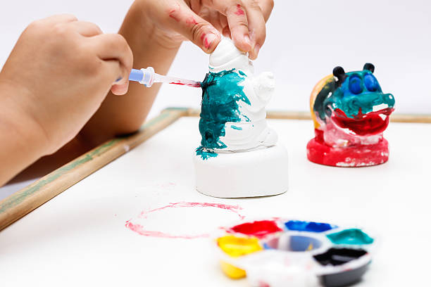 istock The kid painting color 483527800