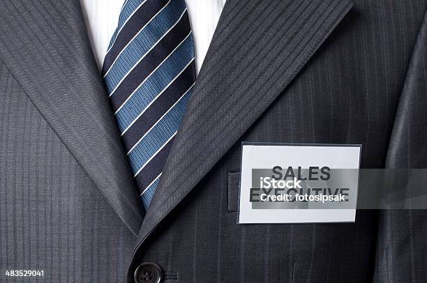 Sales Executive Stock Photo - Download Image Now - Adult, Assistance, Badge