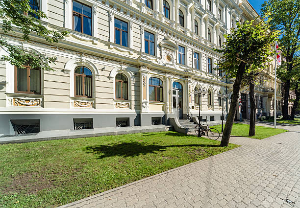 istock Facade of Art Nouveau building 483530201