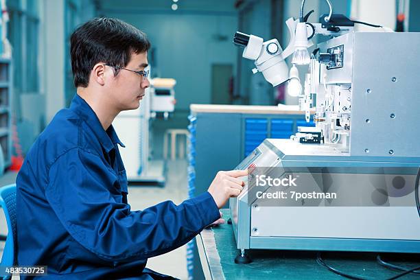Inspector Stock Photo - Download Image Now - Accuracy, Asian and Indian Ethnicities, Blue-collar Worker