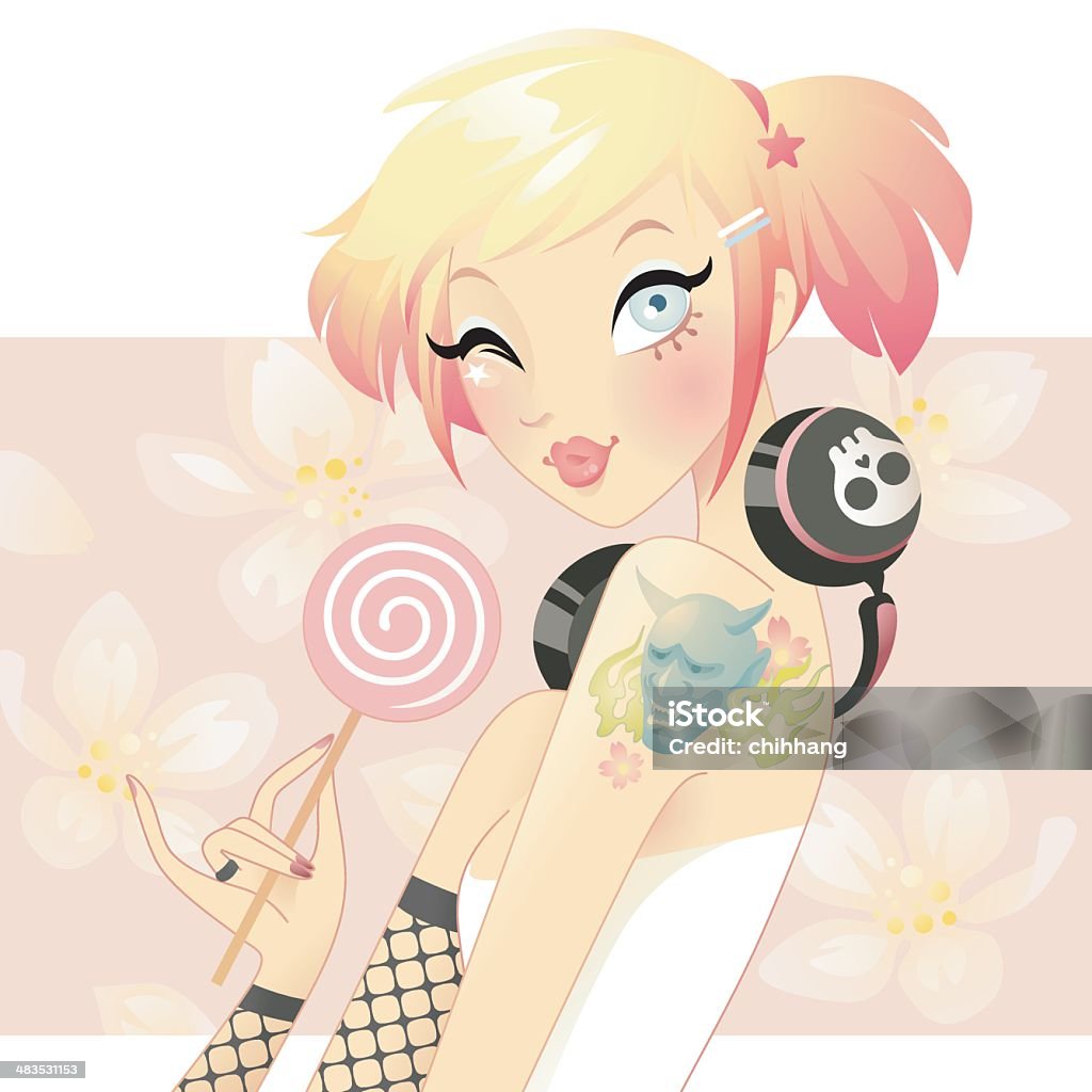 Harajuku Girl http://i172.photobucket.com/albums/w27/chihhang/RelatedImages.jpg Japanese Culture stock vector