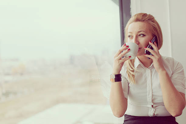 istock Business woman in office 483531418