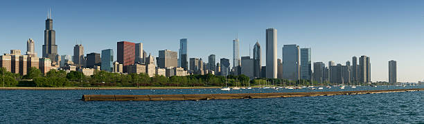 istock Panorama of Chicago Skyline 483531738