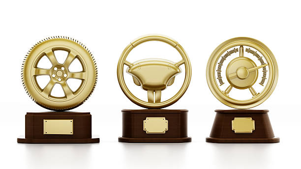 industrie automobile awards - wheel incentive winning award photos et images de collection