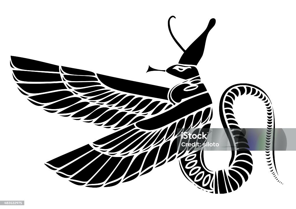 Demonio egipcio - Ilustración de stock de Antigualla libre de derechos