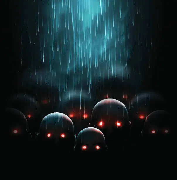 Vector illustration of Zombie apocalypse