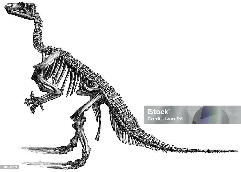 iguanodont - 로열티 프리 공룡 스톡 일러스트