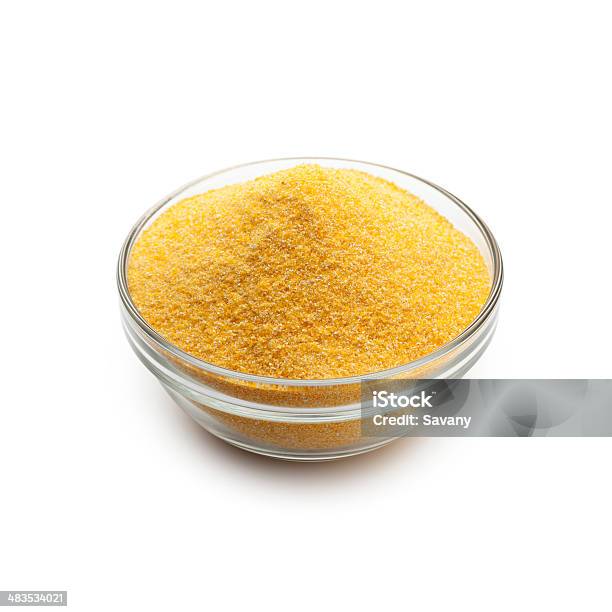 Polenta Stock Photo - Download Image Now - Bowl, Cornmeal, Flour