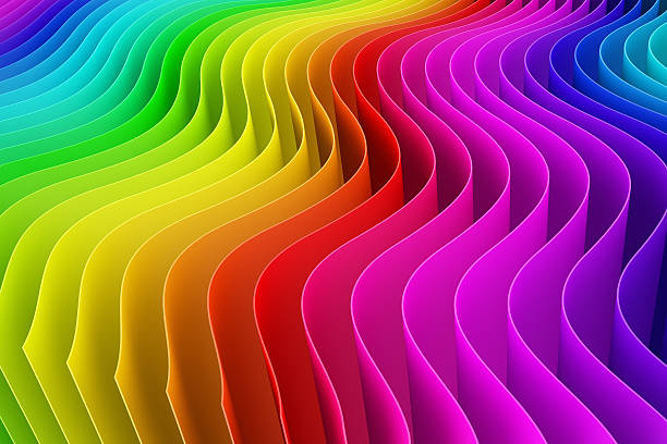 3d color swatch background stock photo
