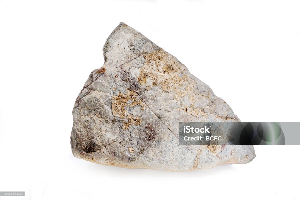 Rock boulder isolated against white 2015 Stock Photo