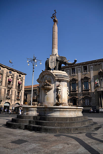 istock Obelisk on the elephant in Catania 483536328