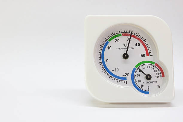 온도계 및 습도계 - thermometer hygrometer work tool accuracy 뉴스 사진 이미지
