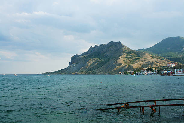 Mountain near sea