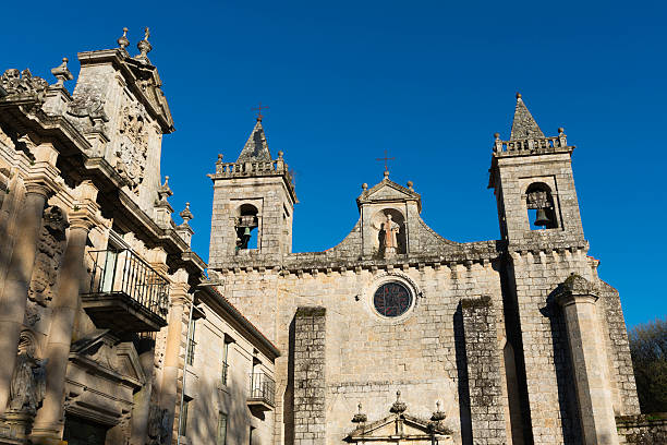 istock San Estevo Monastery in Ourense against a clear blue sky 483544451