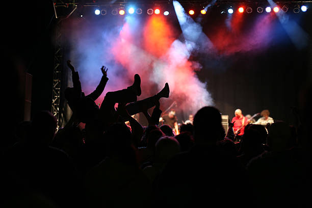 istock Silhouettes on music concert 483544833